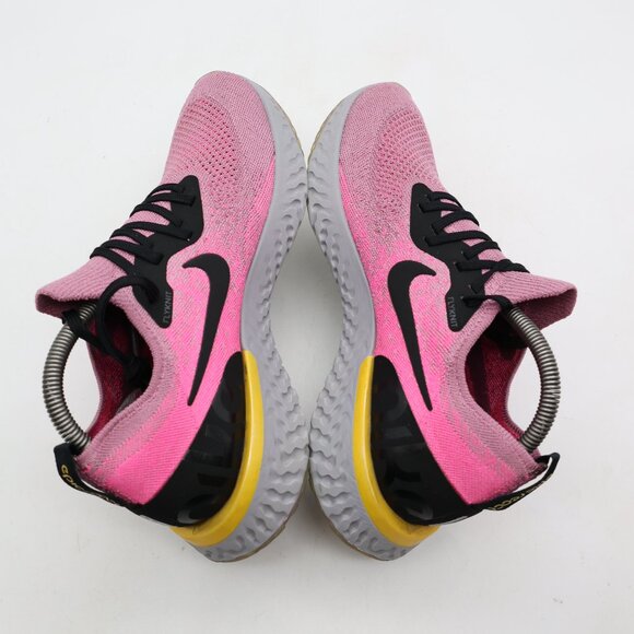 Nike Epic React Flyknit Men’s Size 9 Running Shoes Plum Dust Pink Blast